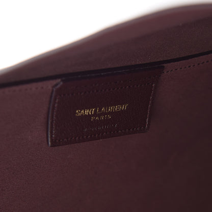 Saint Laurent Calfskin Large Shopping Tote Bordeaux 7 of 11