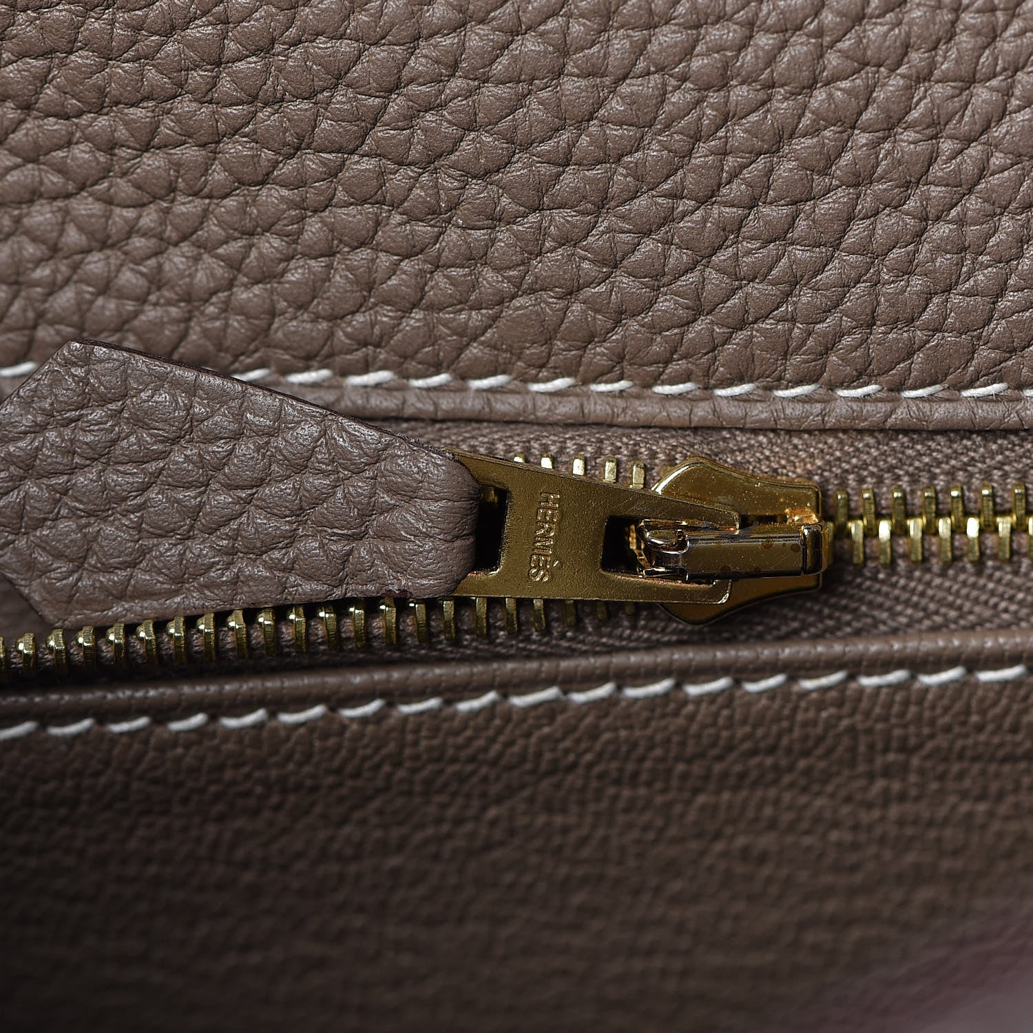 Hermes Togo Kelly Retourne 32 Etoupe 28 of 38