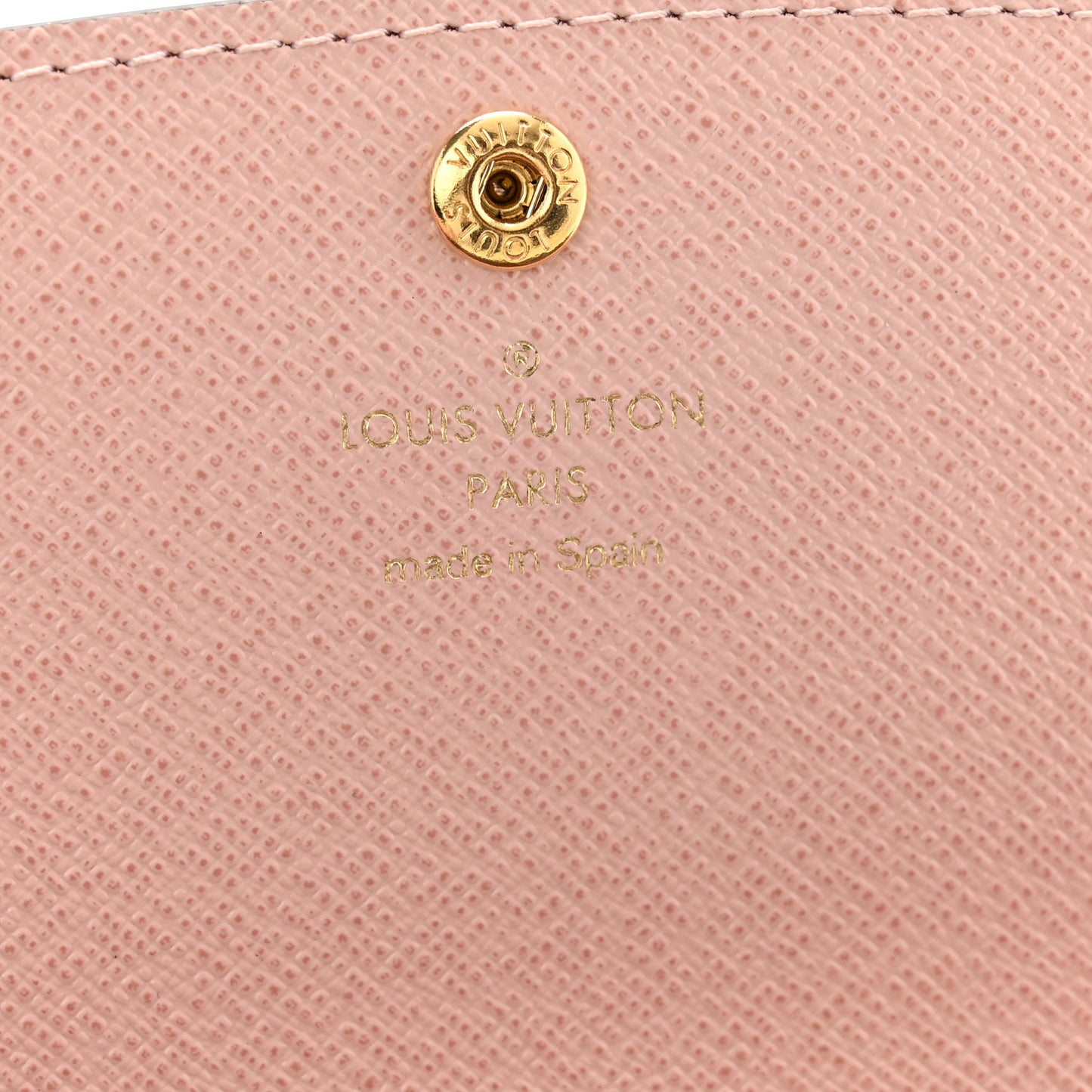 Damier Ebene Emilie Wallet Rose Ballerine