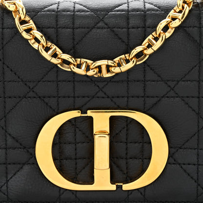 Christian Dior Calfskin Cannage Small Caro Bag Black 8 of 10