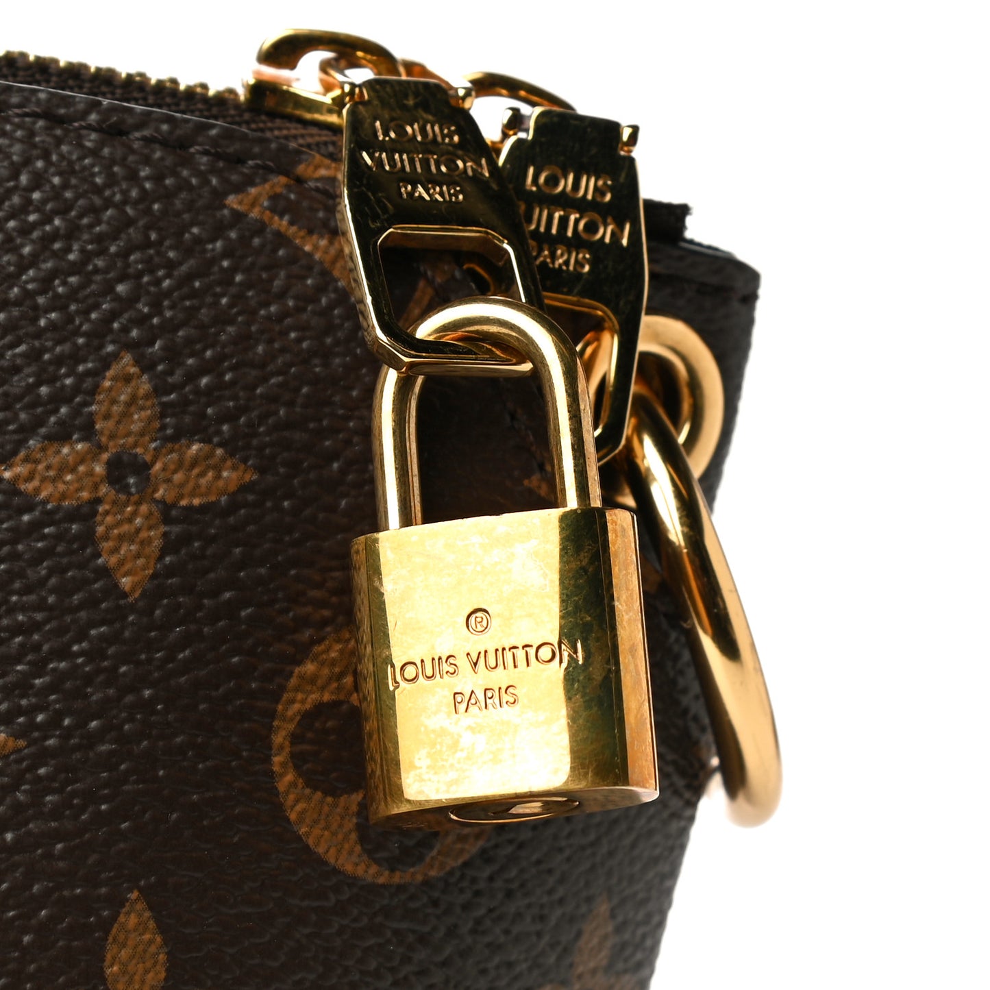 Monogram Flower Zipped Tote PM Black