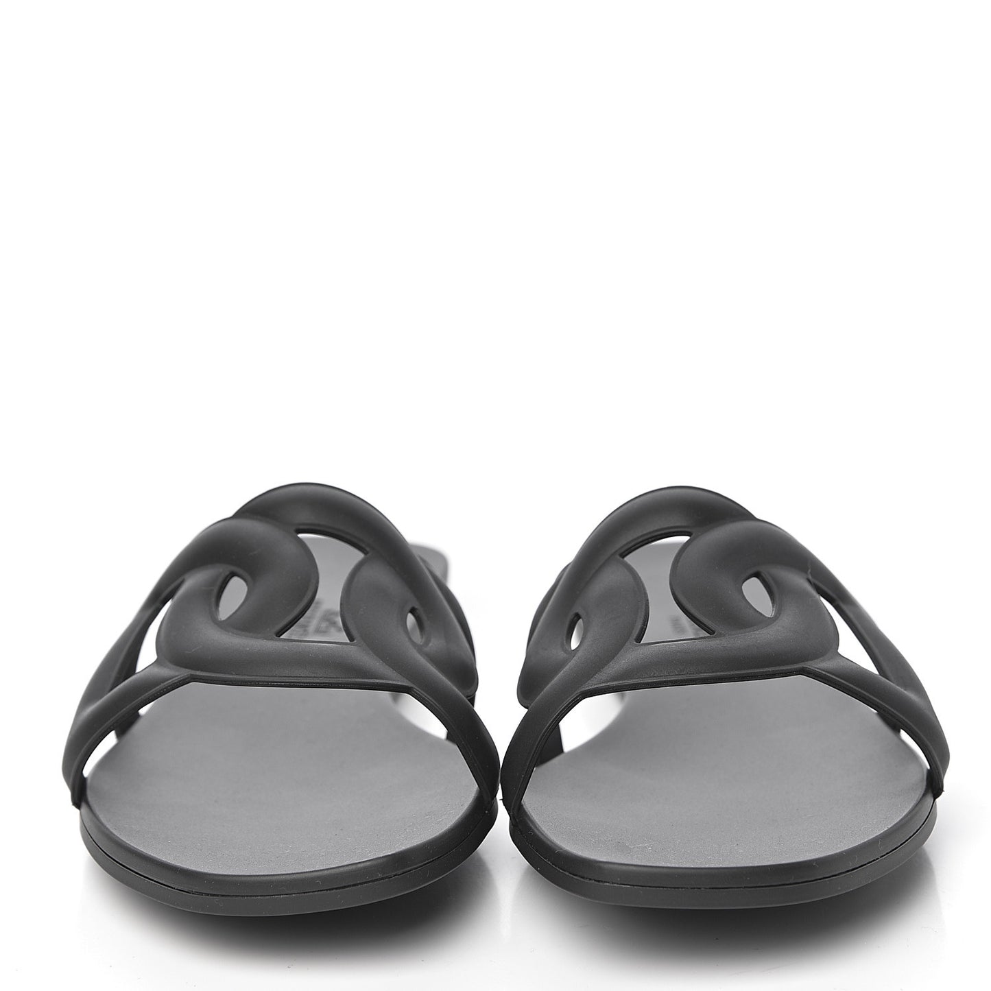 Rubber Aloha Sandals 38 Black