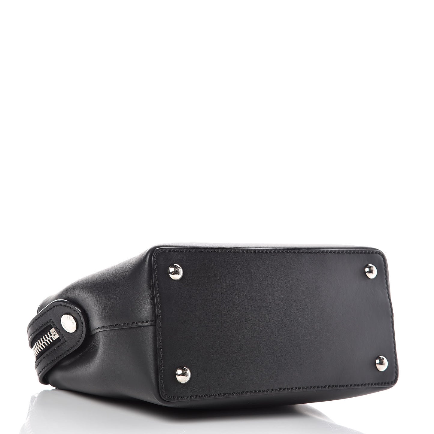 Vitello Baltico Hypnoteyes Studded Small Dotcom Click Chain Satchel Black