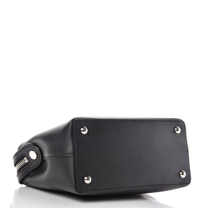 Fendi Vitello Baltico Hypnoteyes Studded Small Dotcom Click Chain Satchel Black 4 of 15