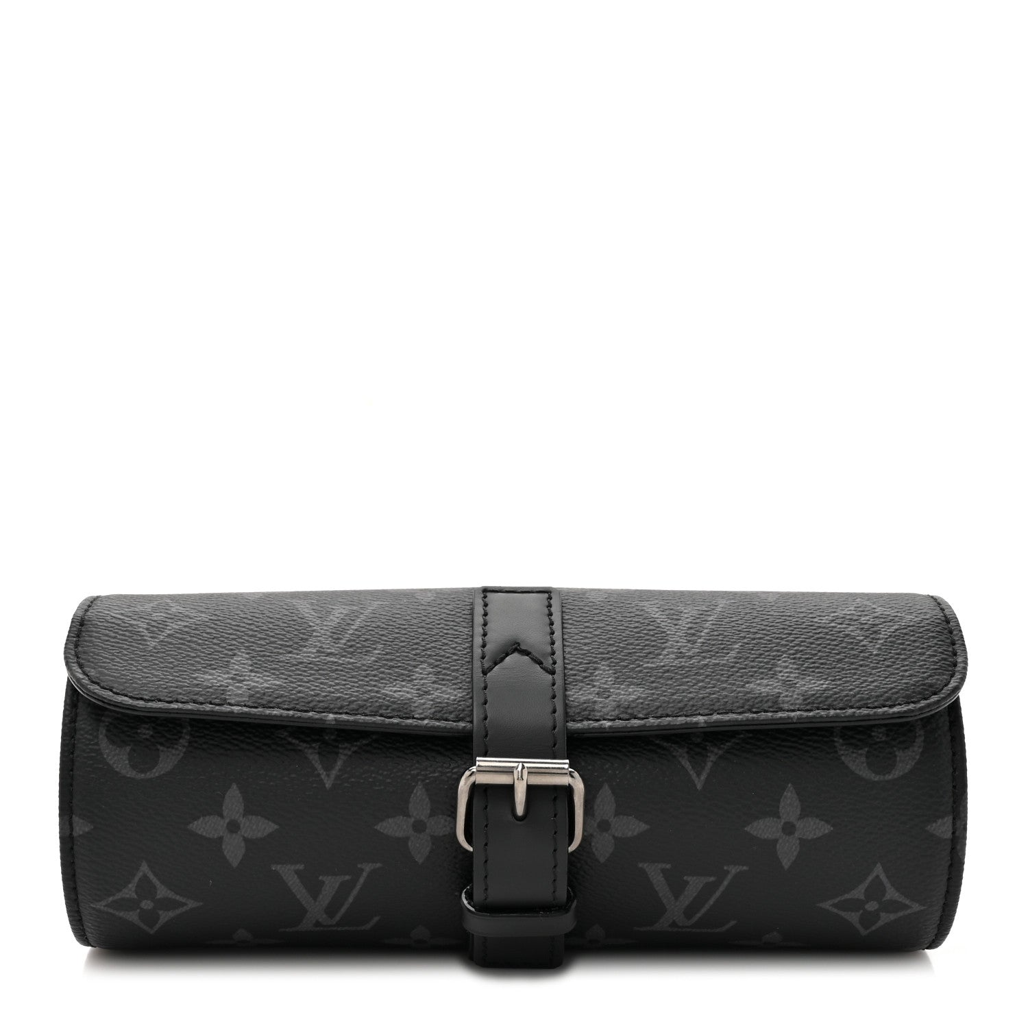 Louis Vuitton Monogram Eclipse 3 Watch Travel Case 1 of 7