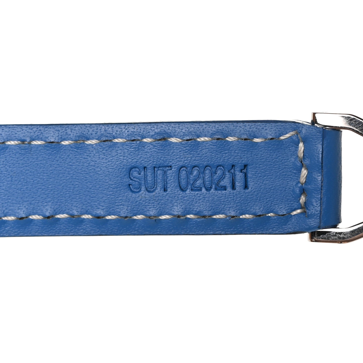 Calfskin Adjustable Shoulder Strap Blue