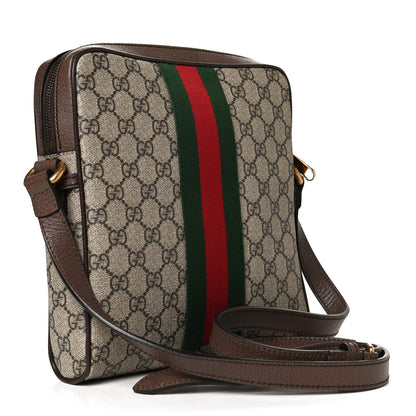 Gucci GG Supreme Monogram Web Small Ophidia Messenger Bag Brown 3 of 13