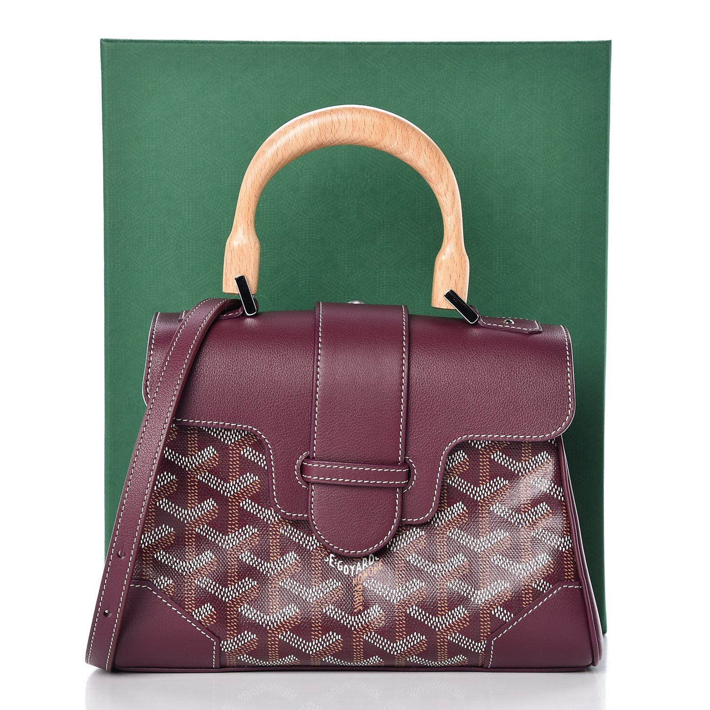 Goyardine Mini Saigon Burgundy