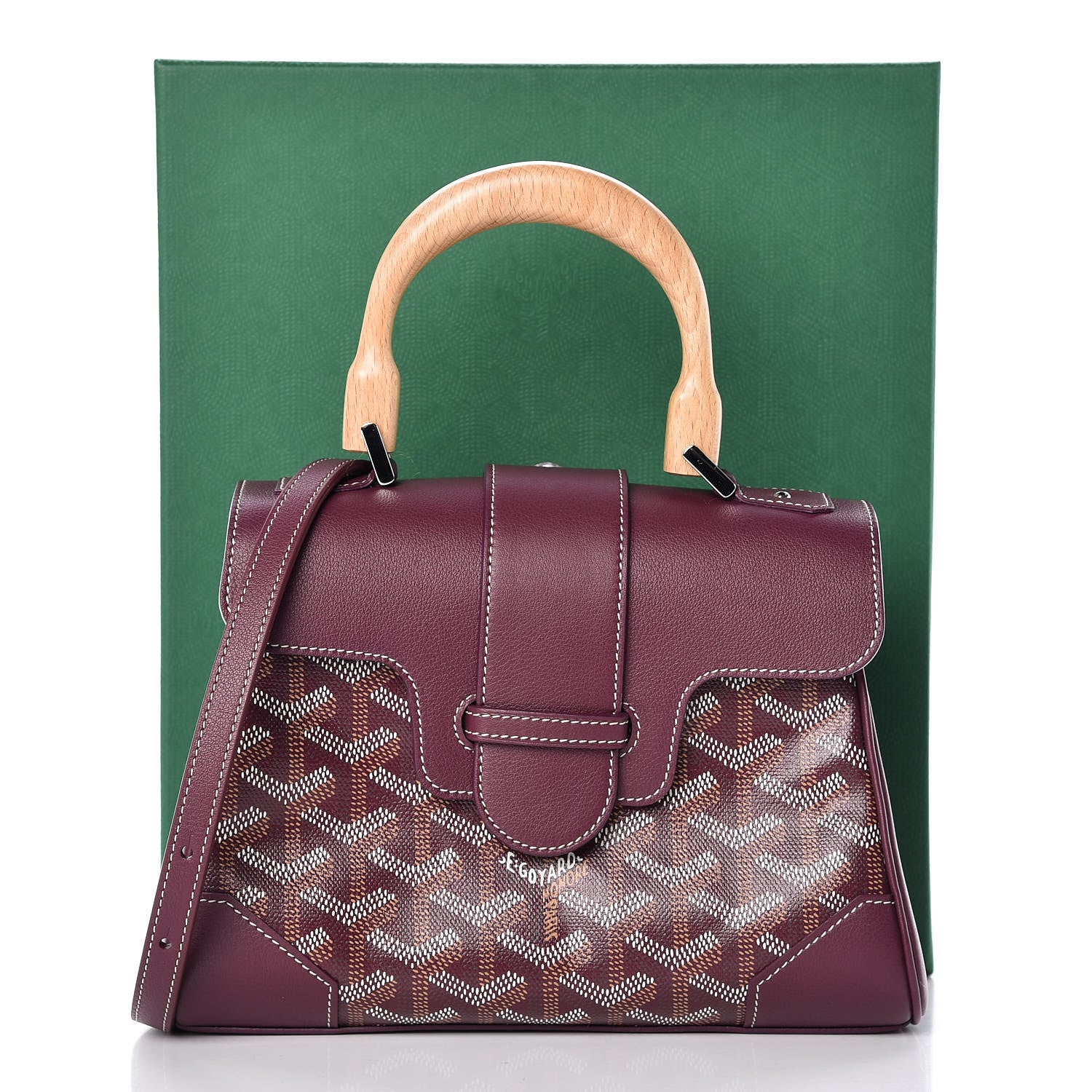 Goyard Goyardine Mini Saigon Burgundy 8 of 8