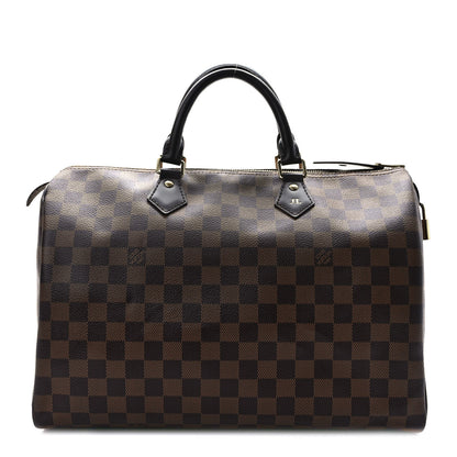 Louis Vuitton Damier Ebene Speedy 35 1 of 8