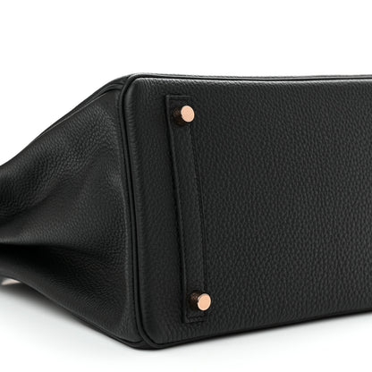 Hermes Togo Birkin 30 Black 9 of 12