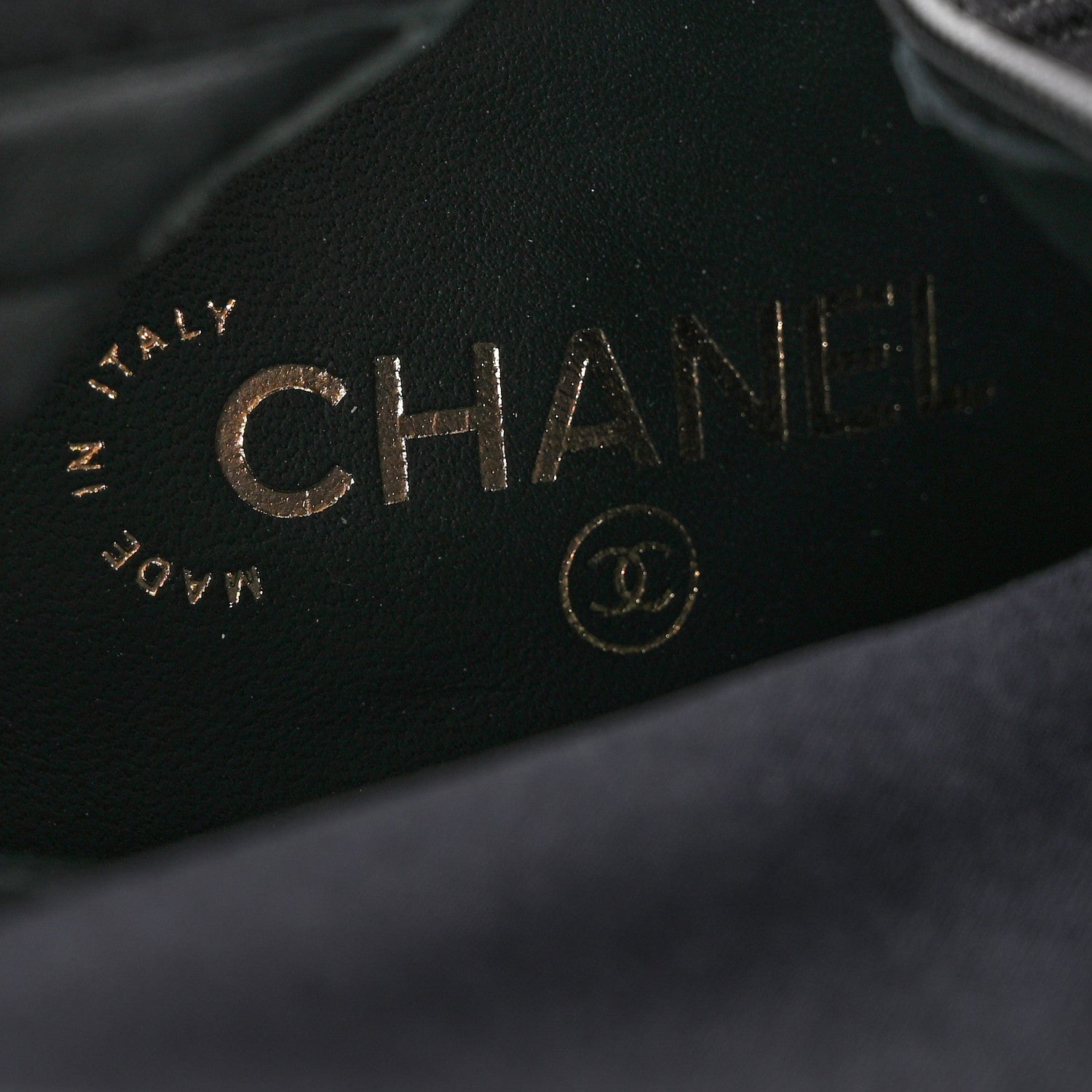 Chanel Suede Calfskin Patent Cap Toe High Boots 37 Black 7 of 8
