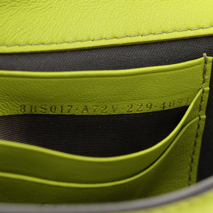 Fendi Nappa FF 1974 Embossed Mini Baguette Wasabi 7 of 12