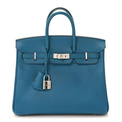 Hermes Epsom Birkin 25 Bleu Izmir 1 of 10