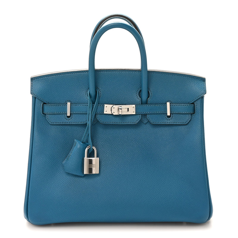 Hermès Epsom Birkin 25 Bleu Izmir PHW