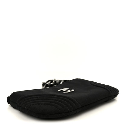 Chanel Jersey Quilted Mini Shoulder Bag Black 4 of 10