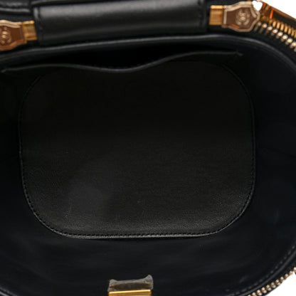 Chanel Lambskin Quilted Trendy Vanity Case Black 5 of 10