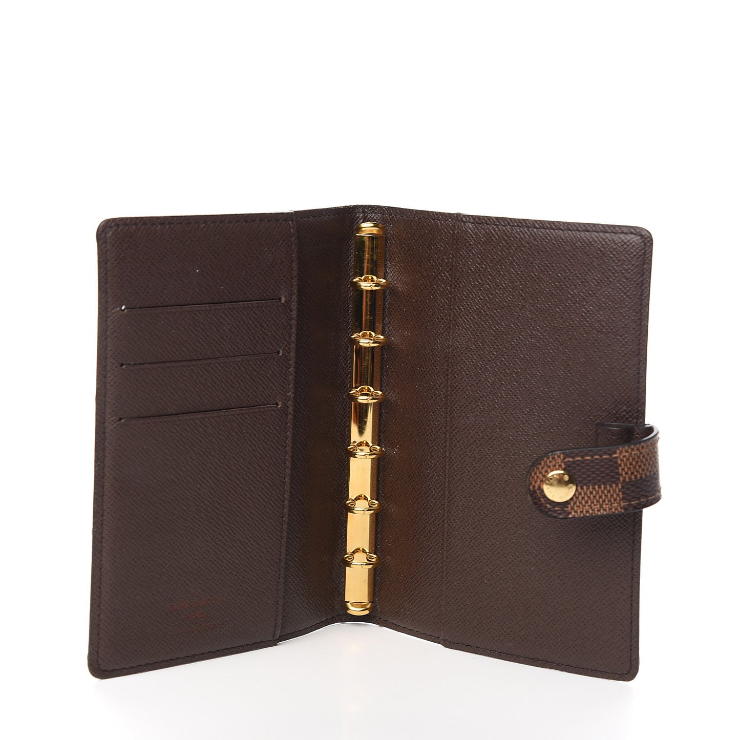 Damier Ebene Small Ring Agenda Cover