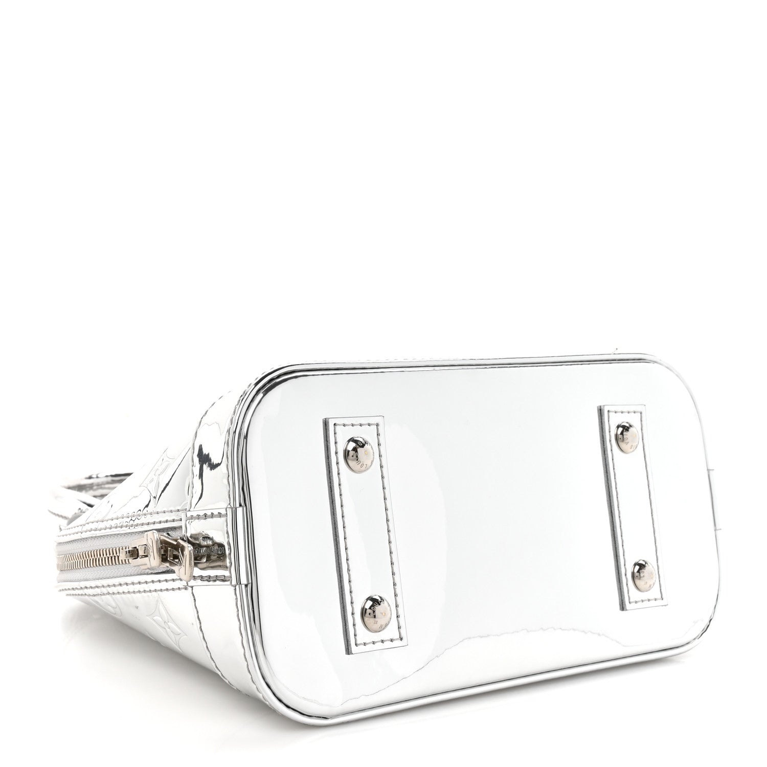 Louis Vuitton Monogram Miroir Alma BB Silver 4 of 11