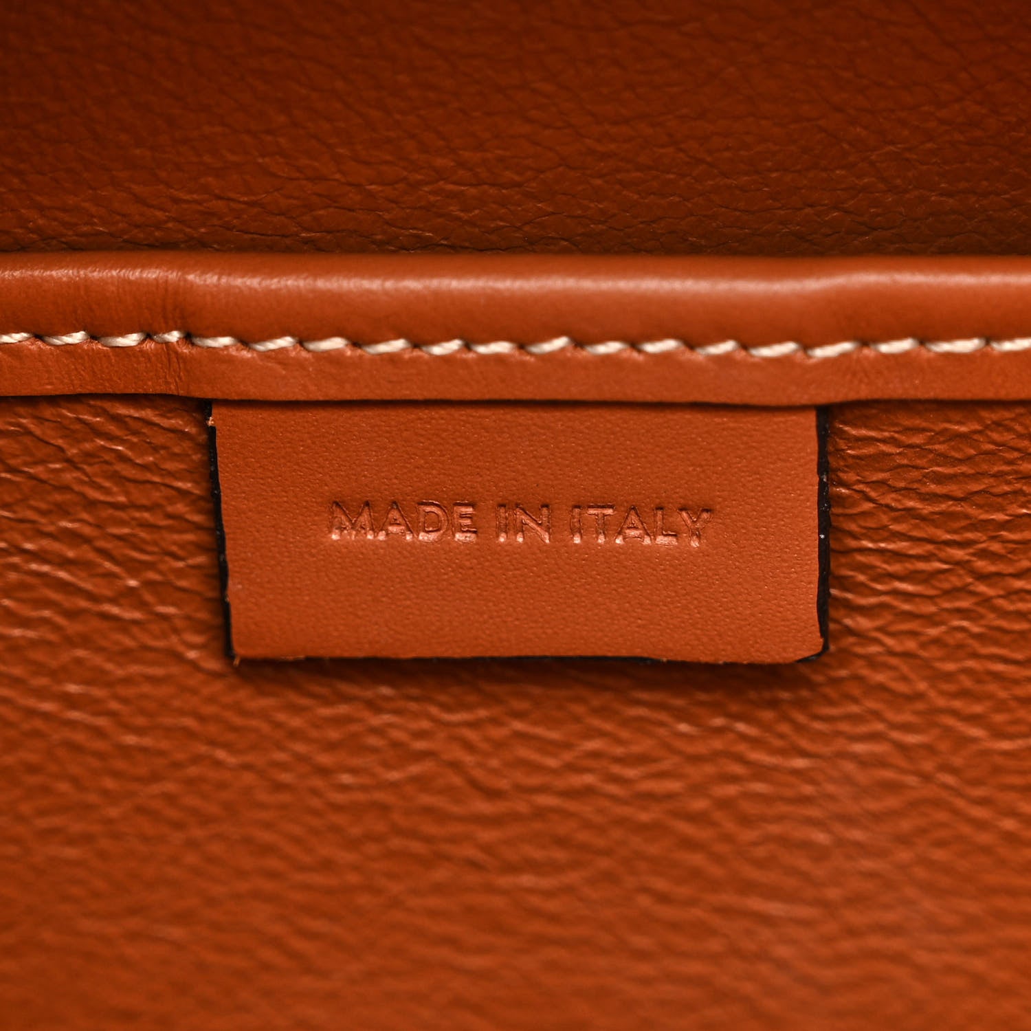 Celine Canvas Smooth Calfskin Nano Luggage Marine Tan 6 of 10