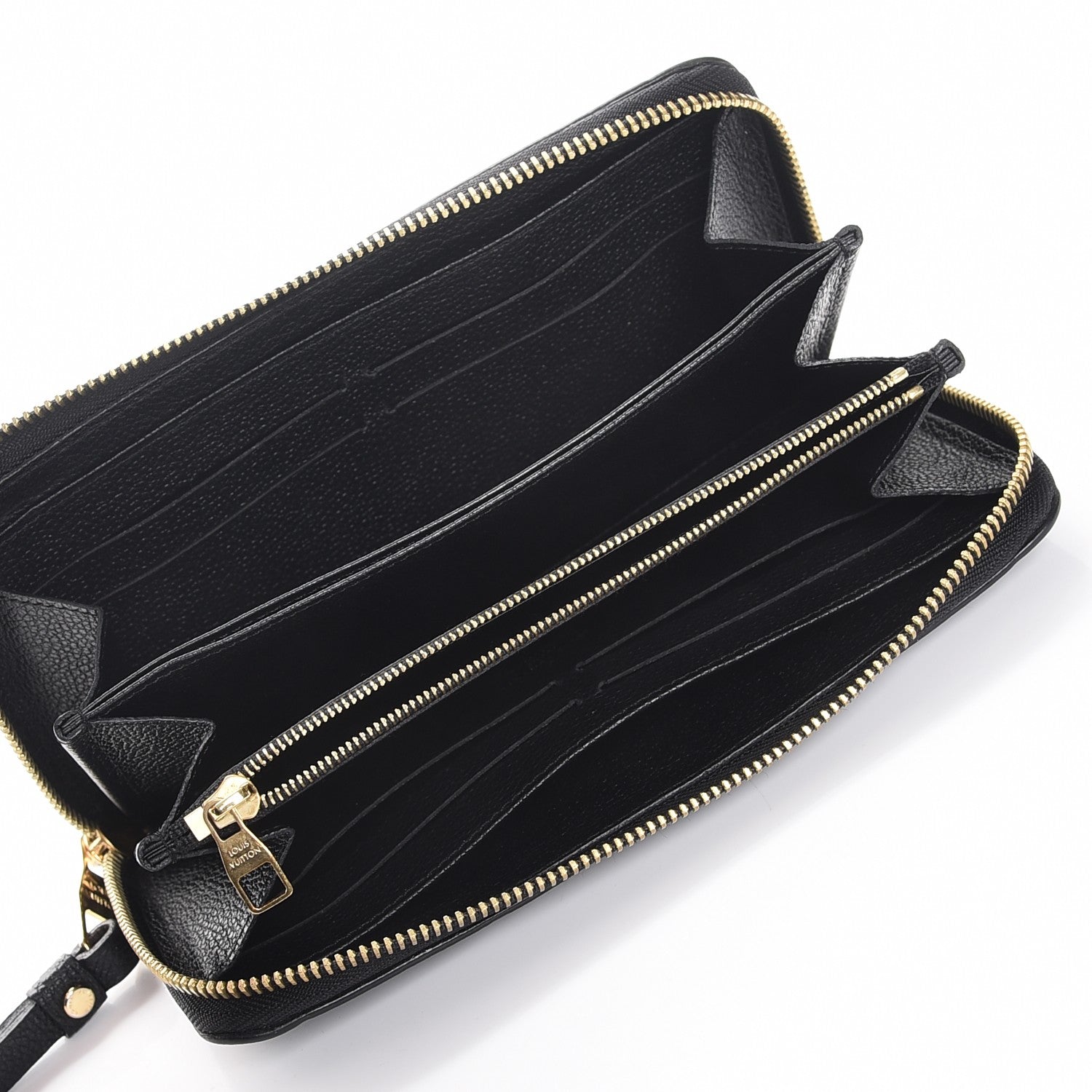 Louis Vuitton Empreinte Zippy Wallet Black 5 of 8