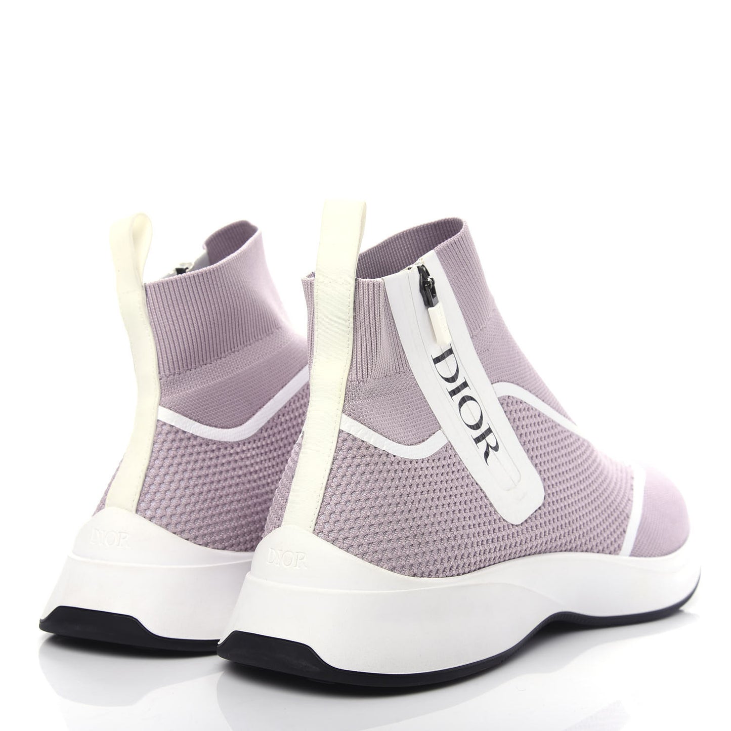 Technical Knit B25 High Top Sneakers 44 Pink