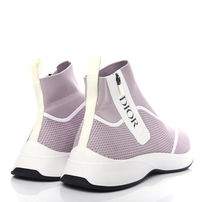 Christian Dior Technical Knit B25 High Top Sneakers 44 Pink 4 of 13