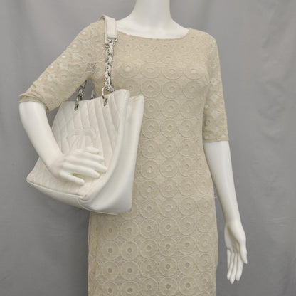 Chanel Caviar Grand Shopping Tote GST White 2 of 10