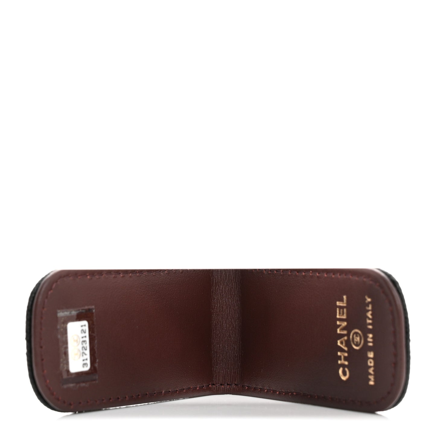 Caviar Quilted Money Clip Black