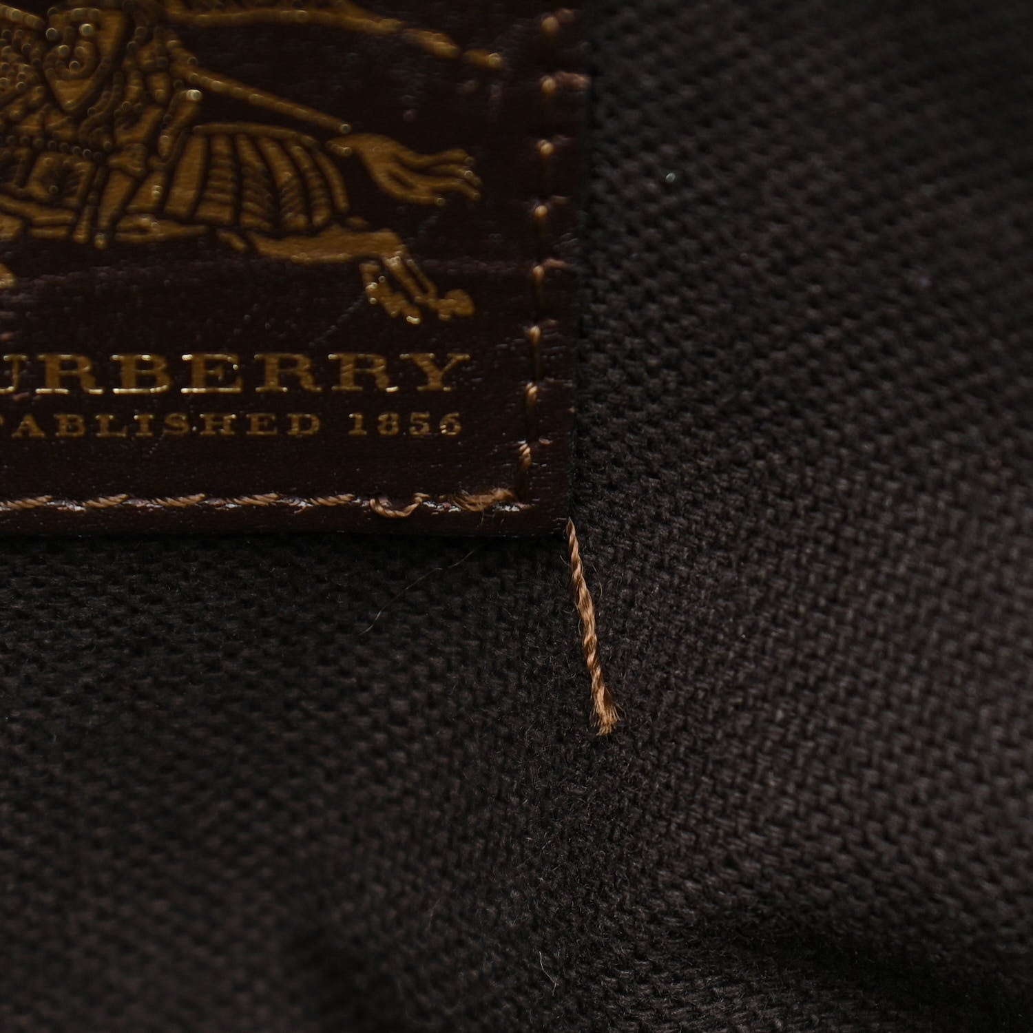 Burberry Haymarket Check Tote Chocolate 13 of 16