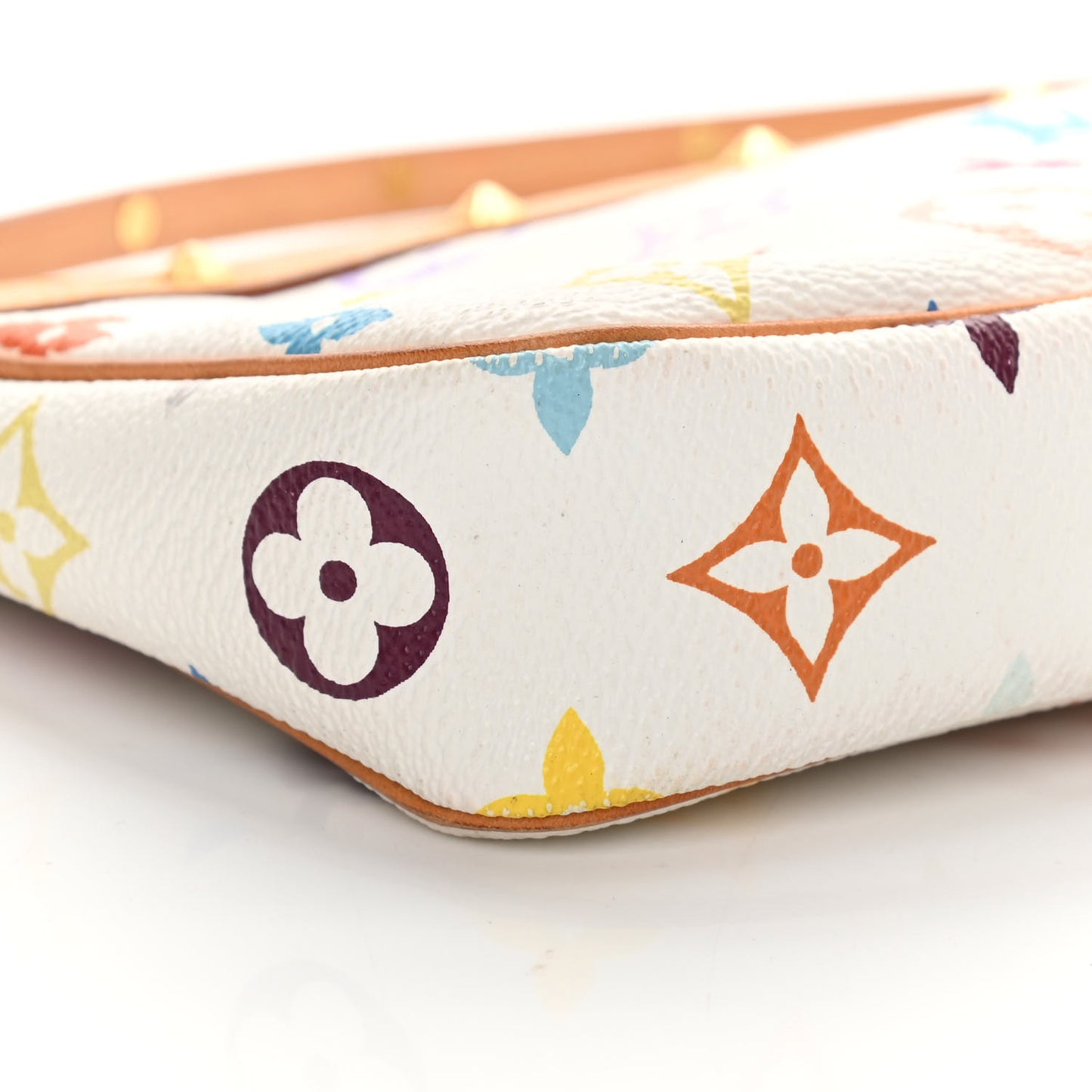 Monogram Multicolor Pochette Accessories White