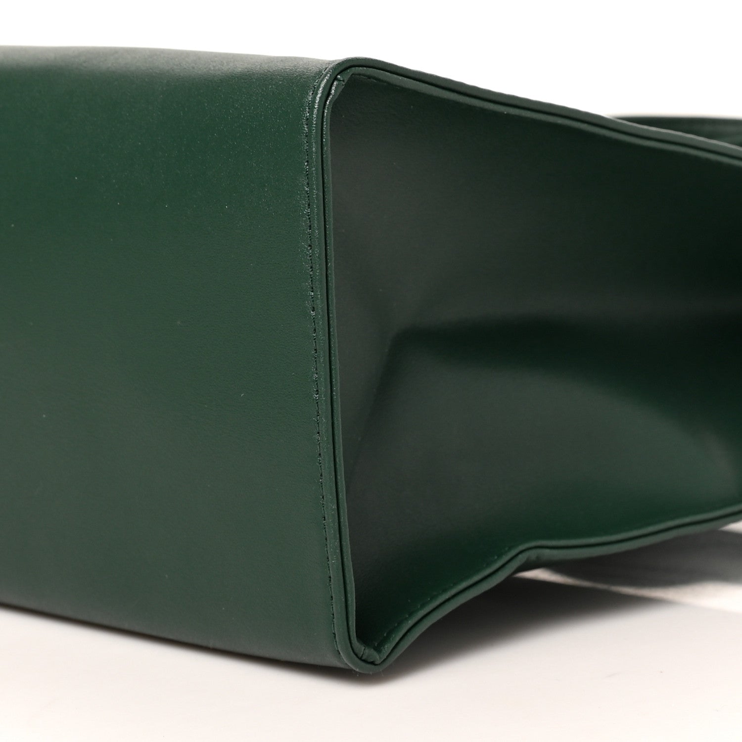 Telfar Vegan Leather Medium Shopping Bag Dark Olive 9 of 9