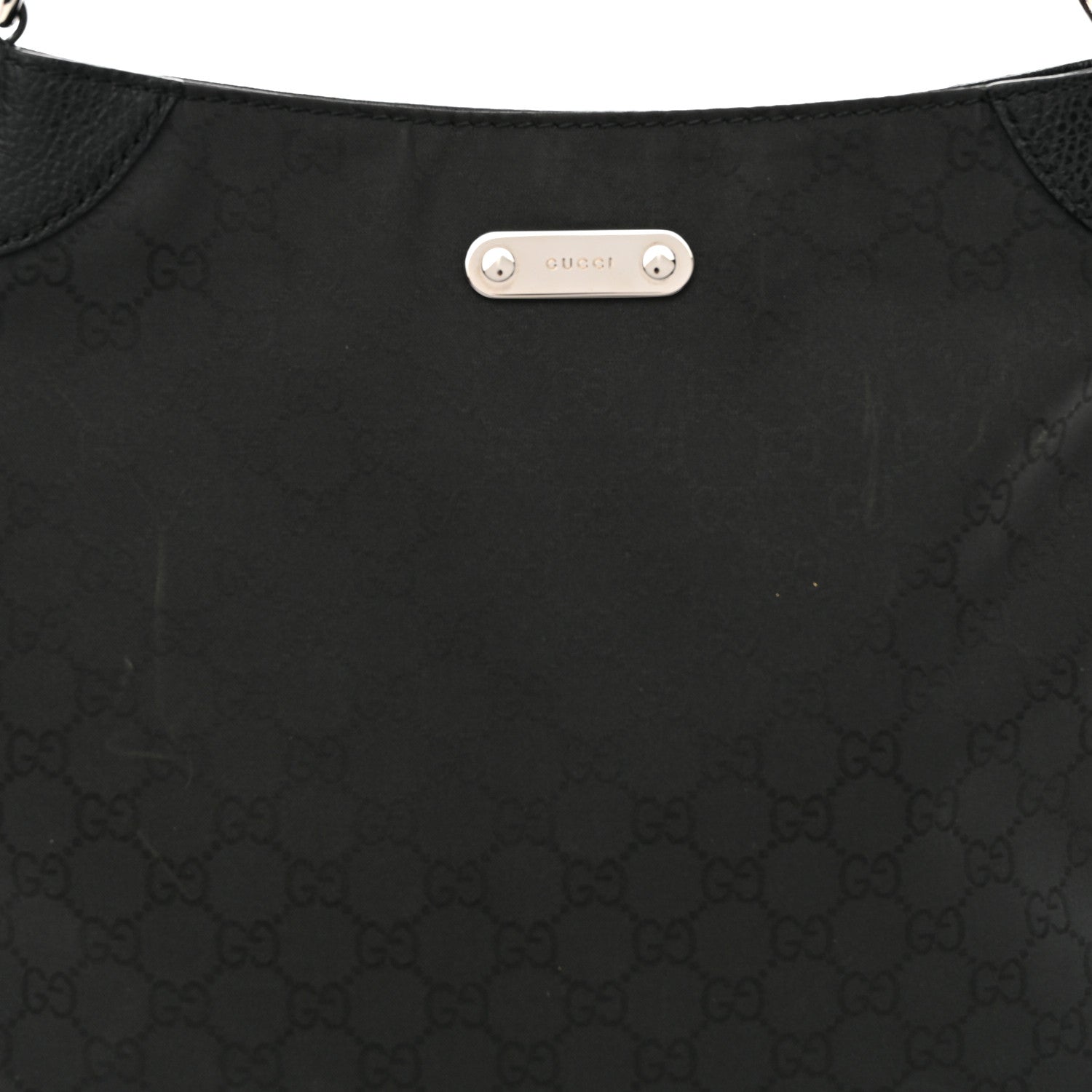 Gucci Monogram Shoulder Bag Black 8 of 14