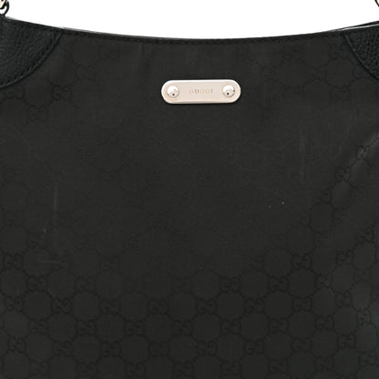 Gucci Monogram Shoulder Bag Black 8 of 14