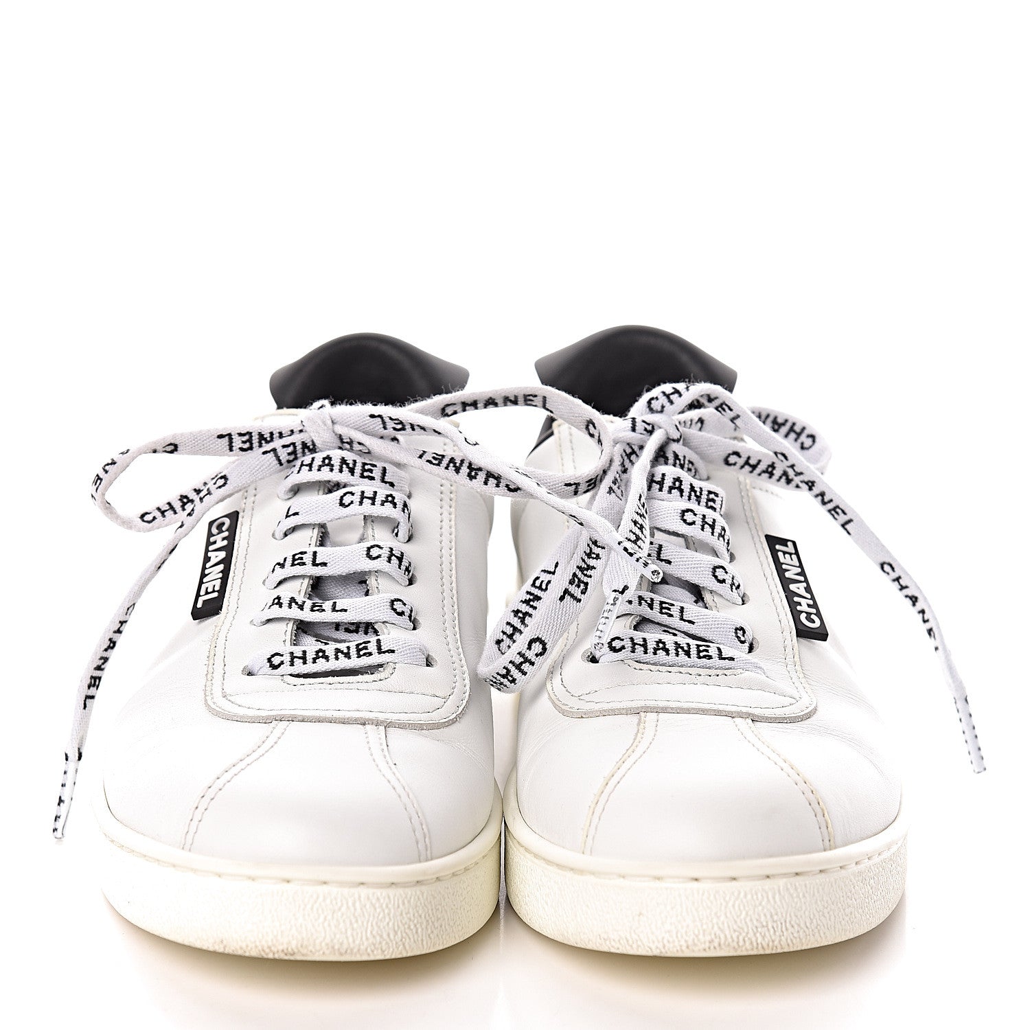 Chanel Calfskin CC Sneakers 37 White 2 of 7