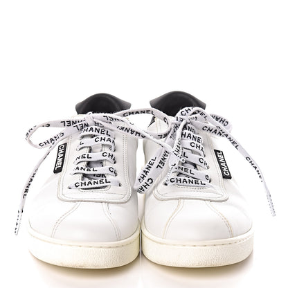 Chanel Calfskin CC Sneakers 37 White 2 of 7