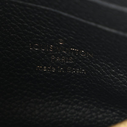 Louis Vuitton Empreinte Monogram Giant Double Zip Pochette Black Cream 6 of 10