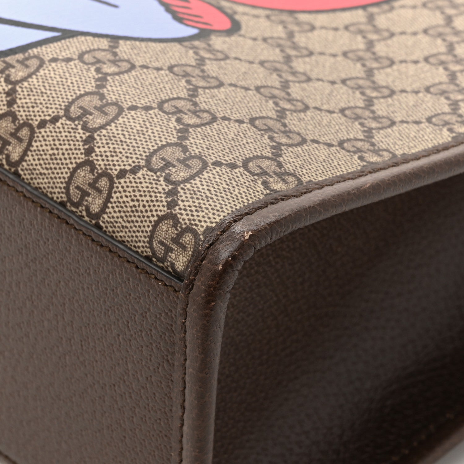 Gucci GG Supreme Monogram Cherry Marilyn Monoroe Tote Bag Beige Ebony New Acero Multicolor 11 of 13