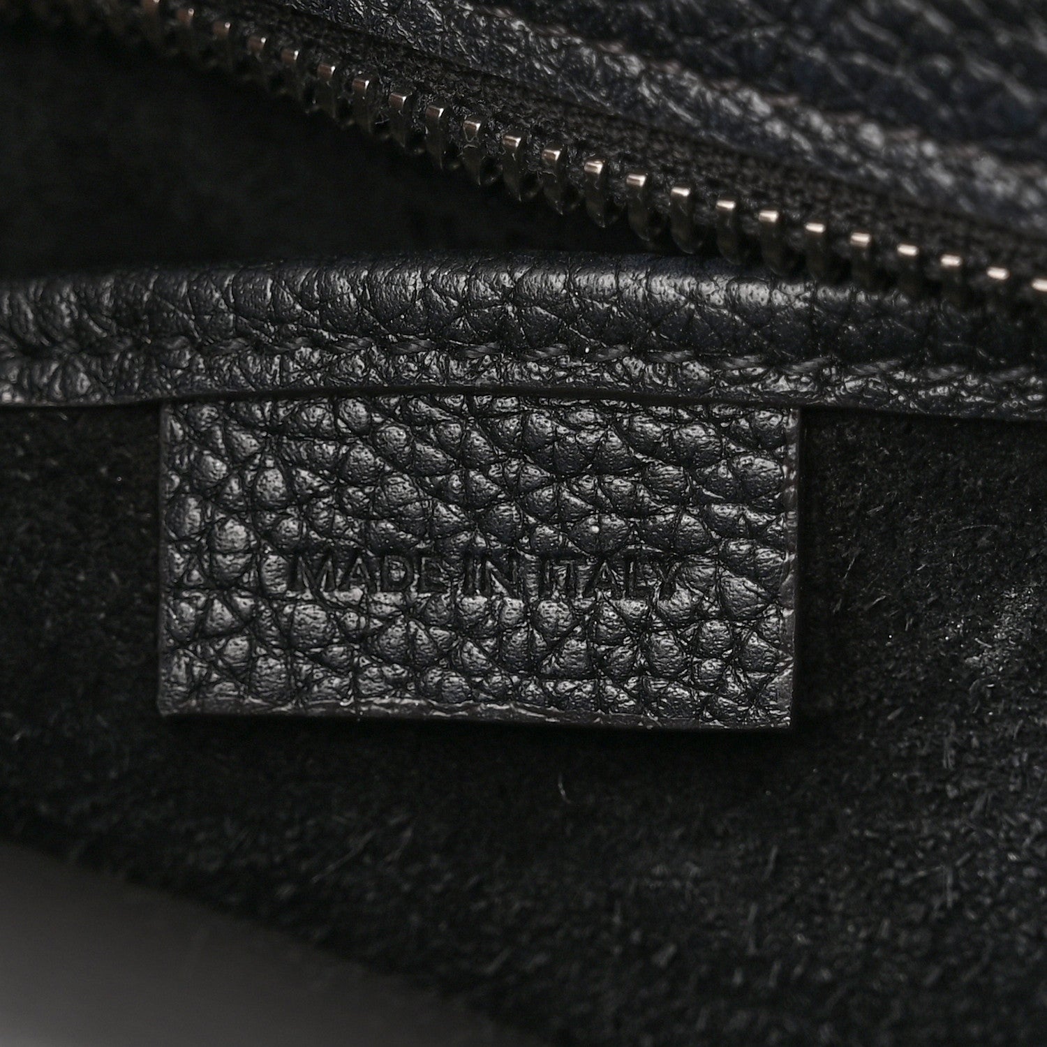 Celine Drummed Calfskin Nano Luggage Black 6 of 12