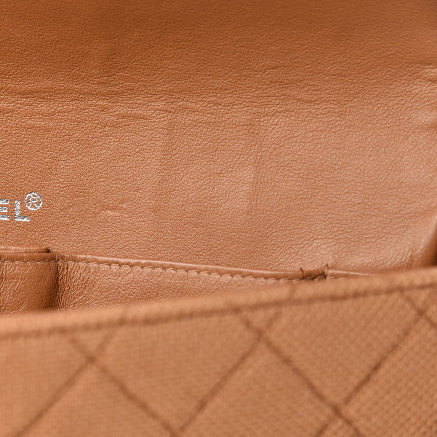Jersey Patent Quilted 2.55 Reissue East West Flap Brown