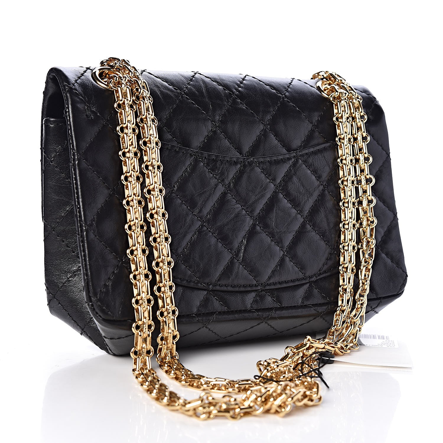 Chanel Aged Calfskin Quilted 2.55 Reissue Mini Flap Black 3 of 11