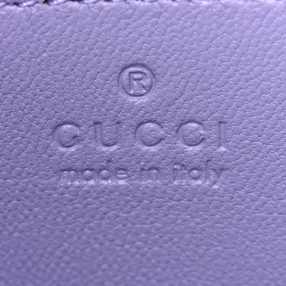 Gucci Lambskin Matelasse Small GG Marmont Shoulder Bag Lapis 6 of 11