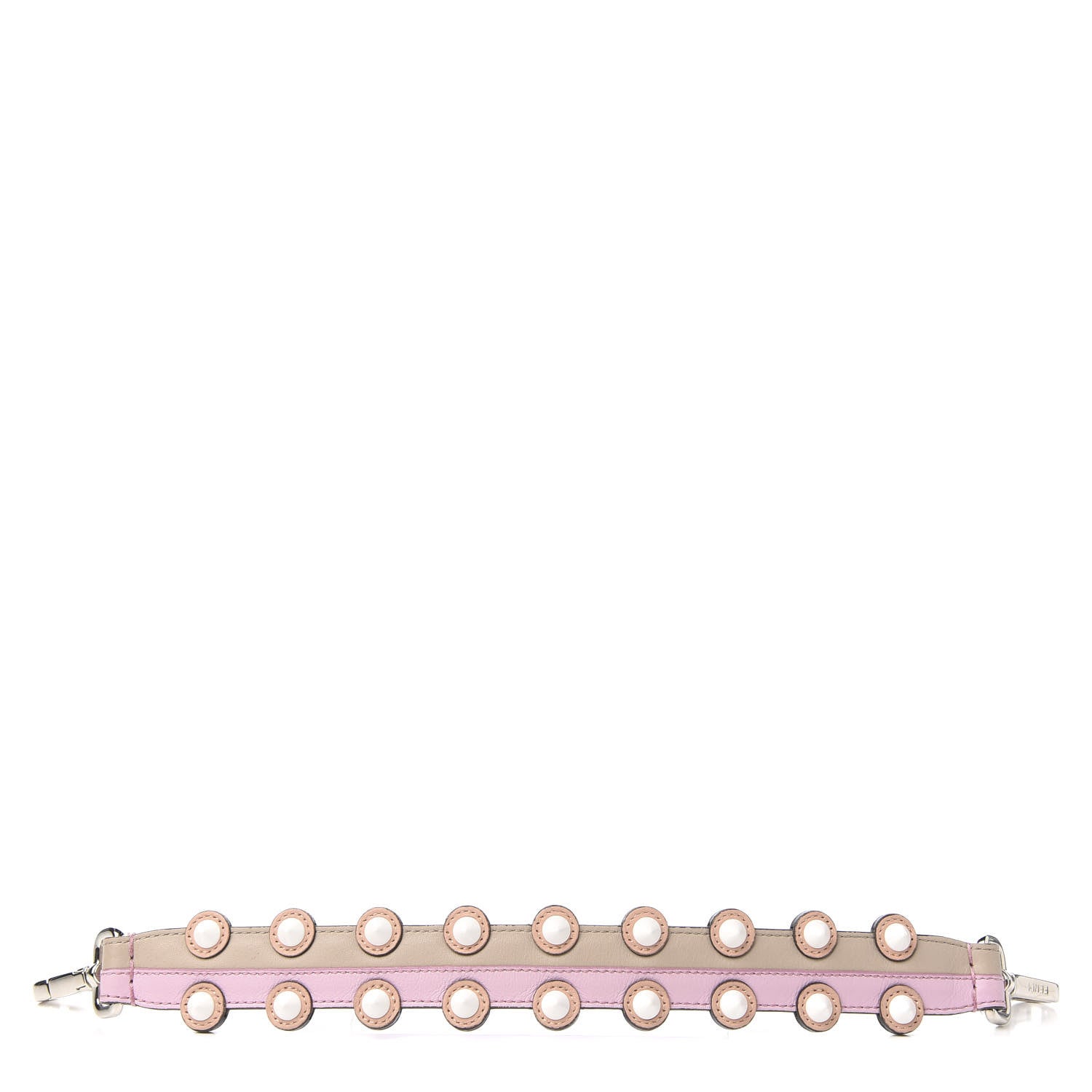 Fendi Calfskin Studded Mini Strap You Dove 1 of 3