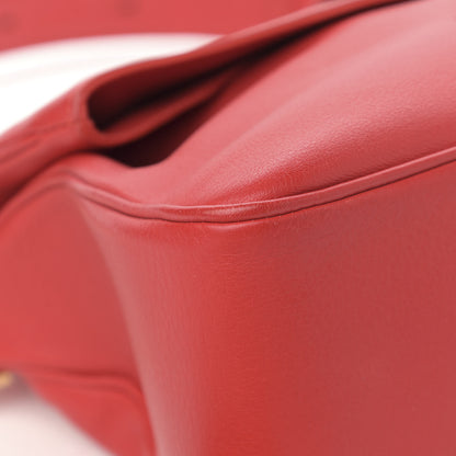 Delvaux Calfskin Givry Shoulder Bag Red 8 of 15