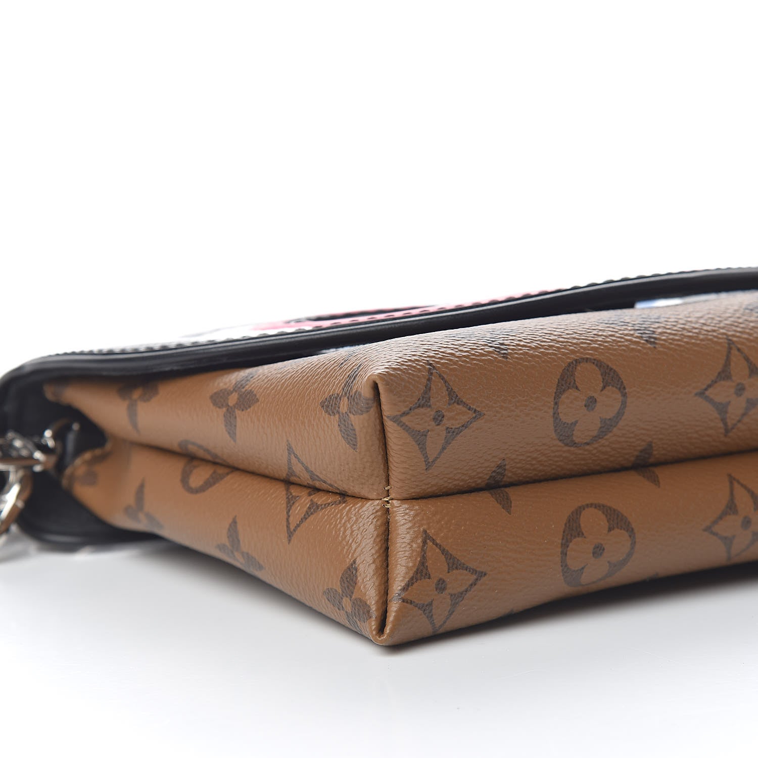 Louis Vuitton Reverse Monogram Kabuki Pochette Black 7 of 10