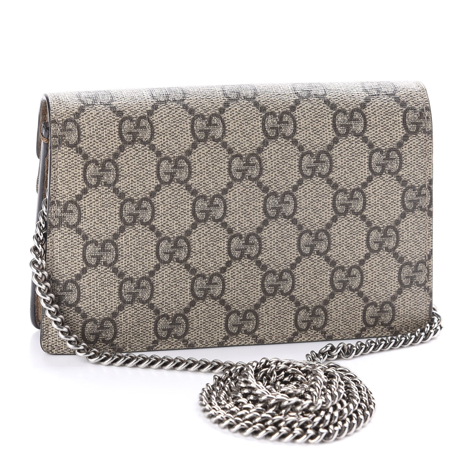 Gucci GG Supreme Monogram Super Mini Dionysus Shoulder Bag Taupe 3 of 11