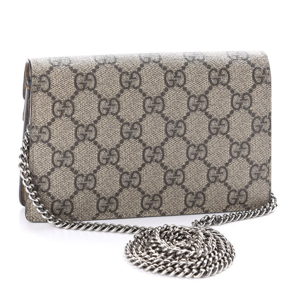 Gucci GG Supreme Monogram Super Mini Dionysus Shoulder Bag Taupe 3 of 11