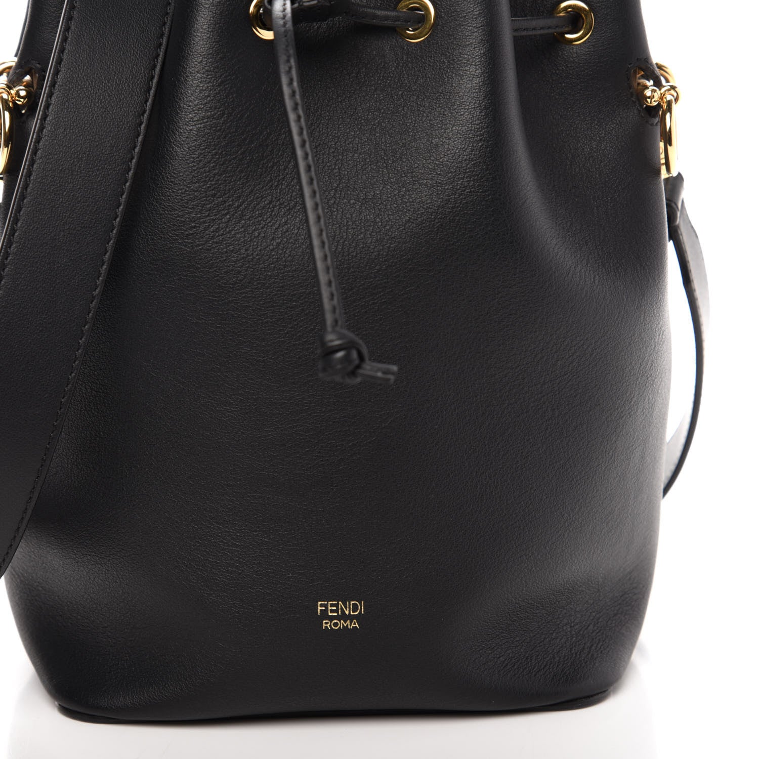 Fendi Vitello Grace Matte F is Fendi Grande Mon Tresor Bucket Bag Black 11 of 11