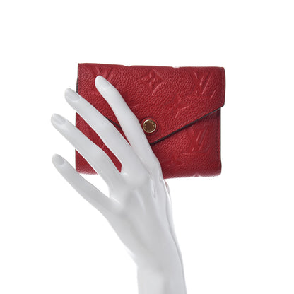 Louis Vuitton Empreinte Victorine Wallet Scarlet 2 of 7