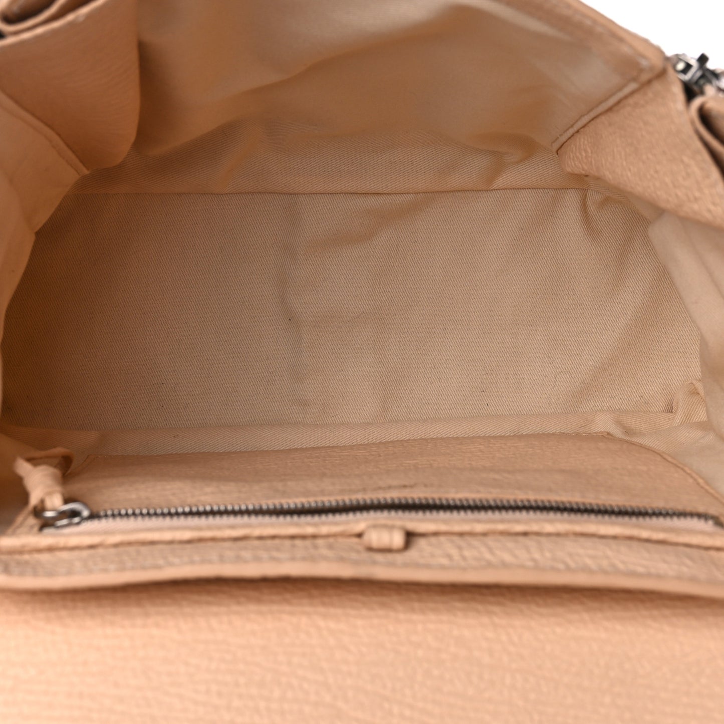 Textured Calfskin Medium Pashli Satchel Peach